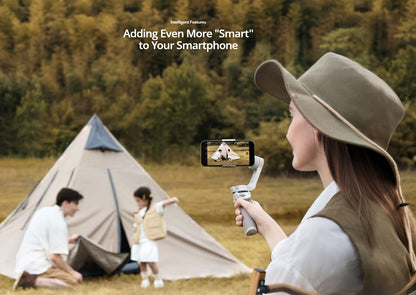 DJI Osmo Mobile SE OM Estabilizador de Gimbal Portátil, dobrável e inteligente para selfies com telemóvel, com função de seguimento de câmara e estabilização de imagem, compatível com vários dispositivos.