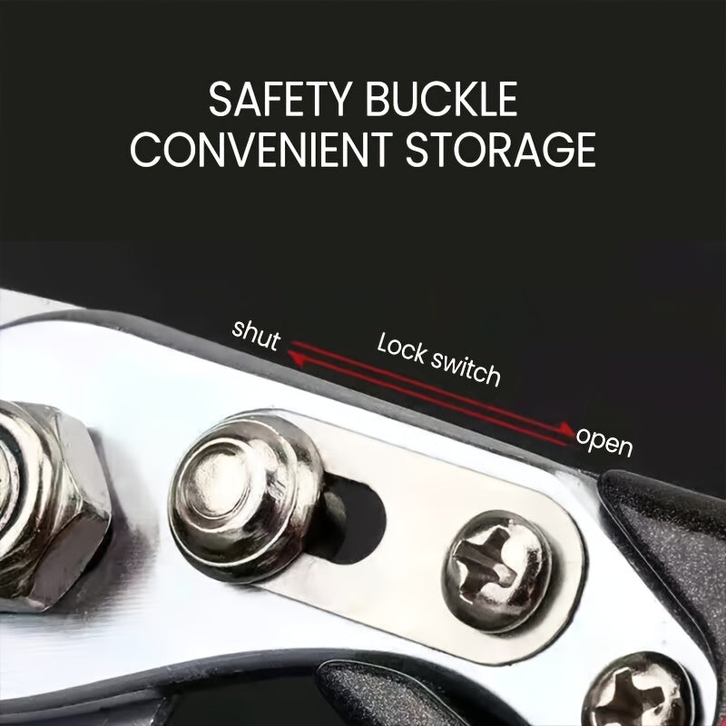 AIRAJ Heavy-Duty Garden Trimmer - Ultra-Sharp, Durable Manual Pruning Shears with Ergonomic Non-Slip Grip for Branches & Flowers