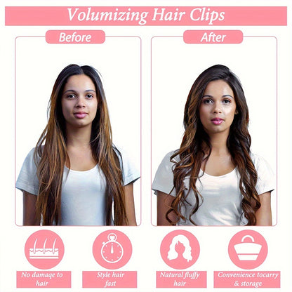 4pcs/set Volumizing Hair Root Rollers Fluffy Air Bangs Tools Heartless Hair Curlers DIY Hair Styling Accessories For Women And daily use