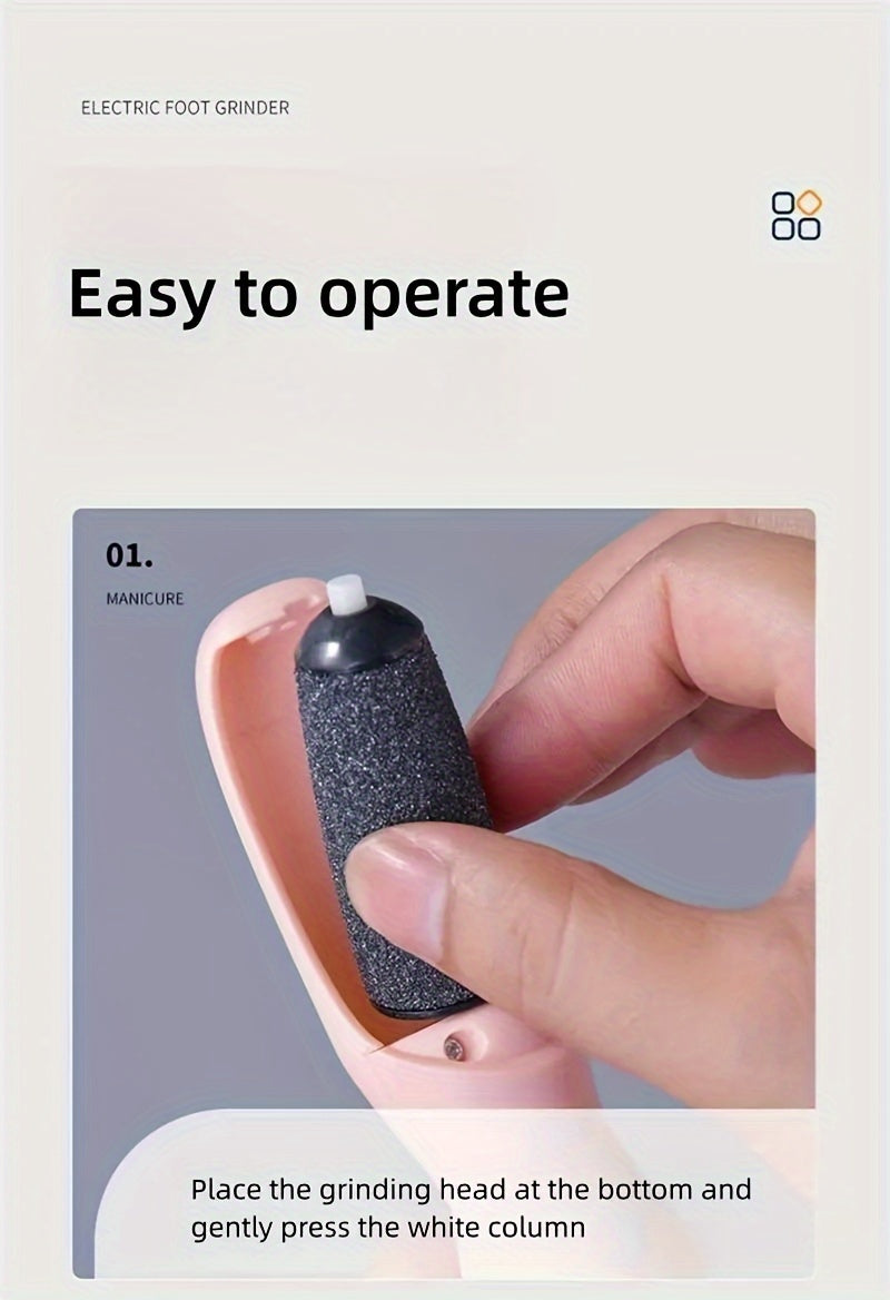 Feet Callus Remover, Portable Rechargeable Foot File Pedicure Tools With Foot Grinder