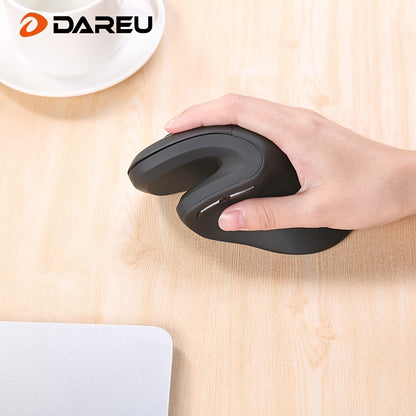 DAREU Magic Hand Design Multi-level Adjustment Ergonomic Vertical Wireless Mouse, 2.4G Portable Office Super Cost-effective Right-hand Mouse Easy to Work and Study High-performance Windows/Mac/Laptop Laptop Mac/Laptop/Mac Bir