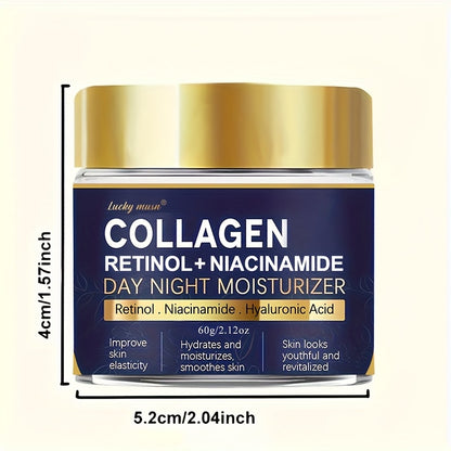 Lucky Musn Collagen Retinol Niacinamide Day and Night Moisturizer