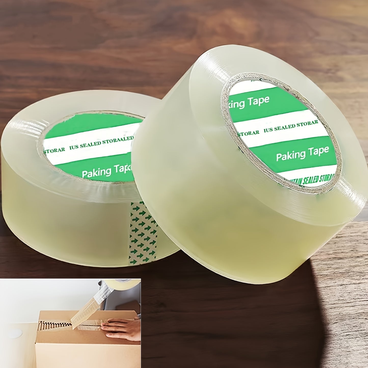 Transparent Adhesive Tape 69.49m – Strong Packaging | Hishop