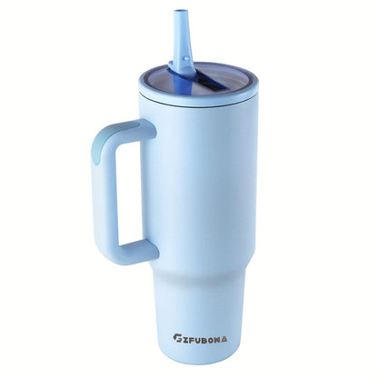 40oz Stainless Steel Insulated Tumbler with Straw Lid - Leak-Proof, Wide Mouth, Portable for Camping & Hiking - Ideal for Mother'S Day, Christmas, Halloween, Thanksgiving Gifts, Insulated Water Bottl