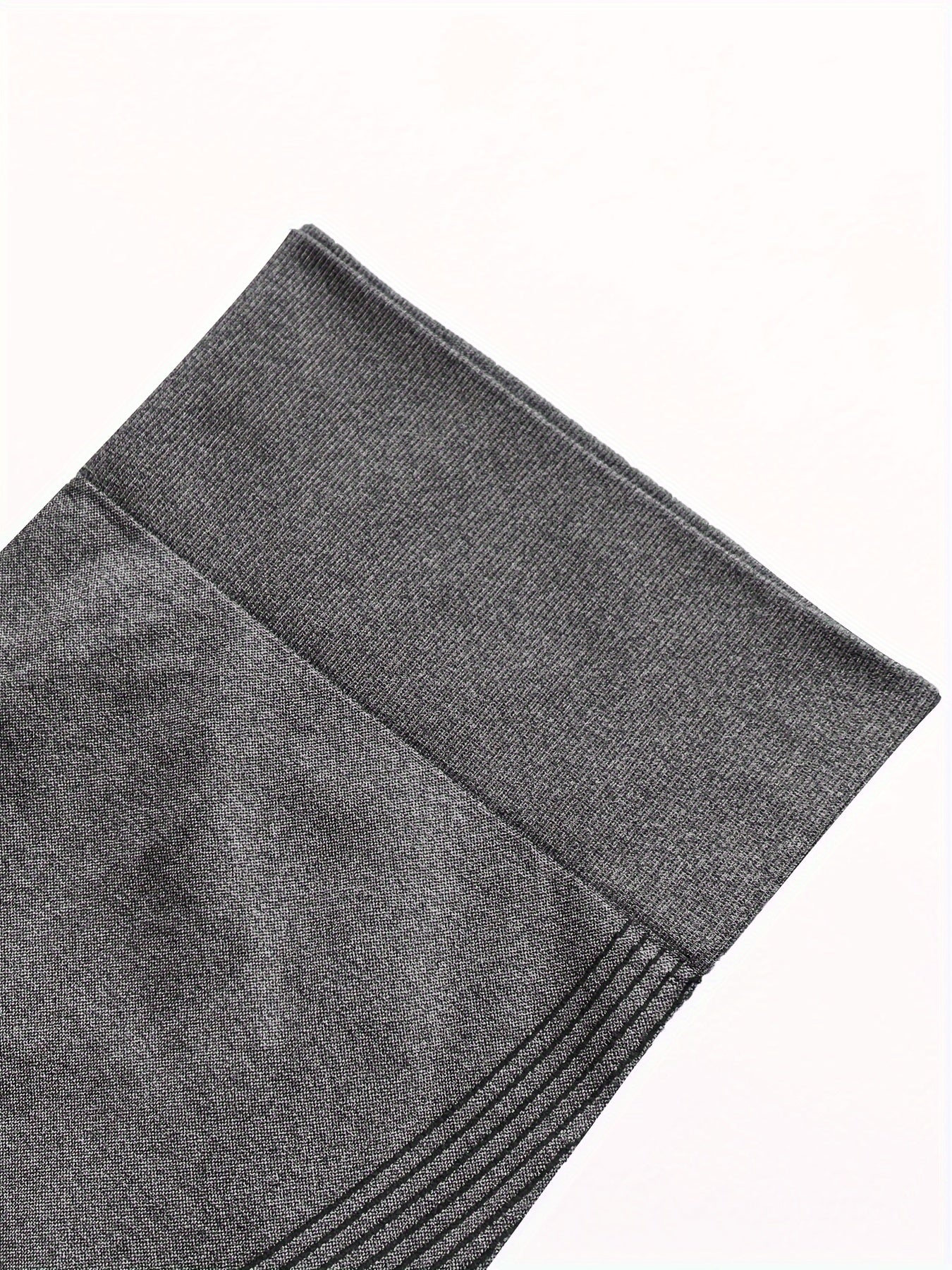 3 Packs Plus Size Simple Skinny Leggings, Casual High Waist Stretchy Leggings For Spring &amp; Summer, Women's Plus Size Clothing