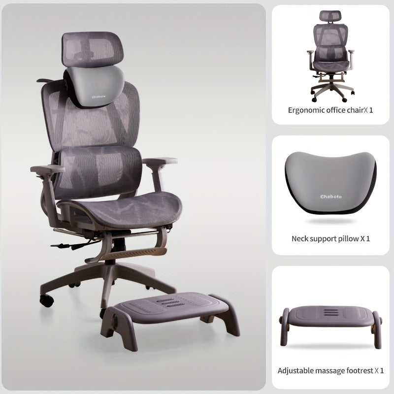 Humanized Chair Set: Gaming Chair, Study Desk Chair, Boss Office Computer Chair with Multifunctional Relaxation Design