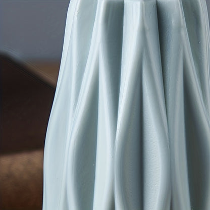 1pc, Nordic Plastic Vase, Creative Modern Vases, Nordic Style Flower Arrangement, Simple Flower Vases Decor, Scene Decor, Room Decor, Wedding Supplies, Wedding Favors (Flowers Not Included)