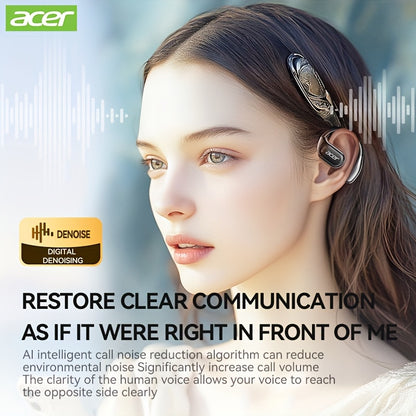 Acer OHR510 Pure Bass Sound Wireless Wireless Earbuds - New Model Over-Ear Design, Long Battery Life, High-Quality Sound for Sports