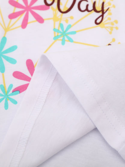 3pcs 100% Cotton Cartoon Graphic Short Sleeve T-shirt Set Summer Clothes Gift Party