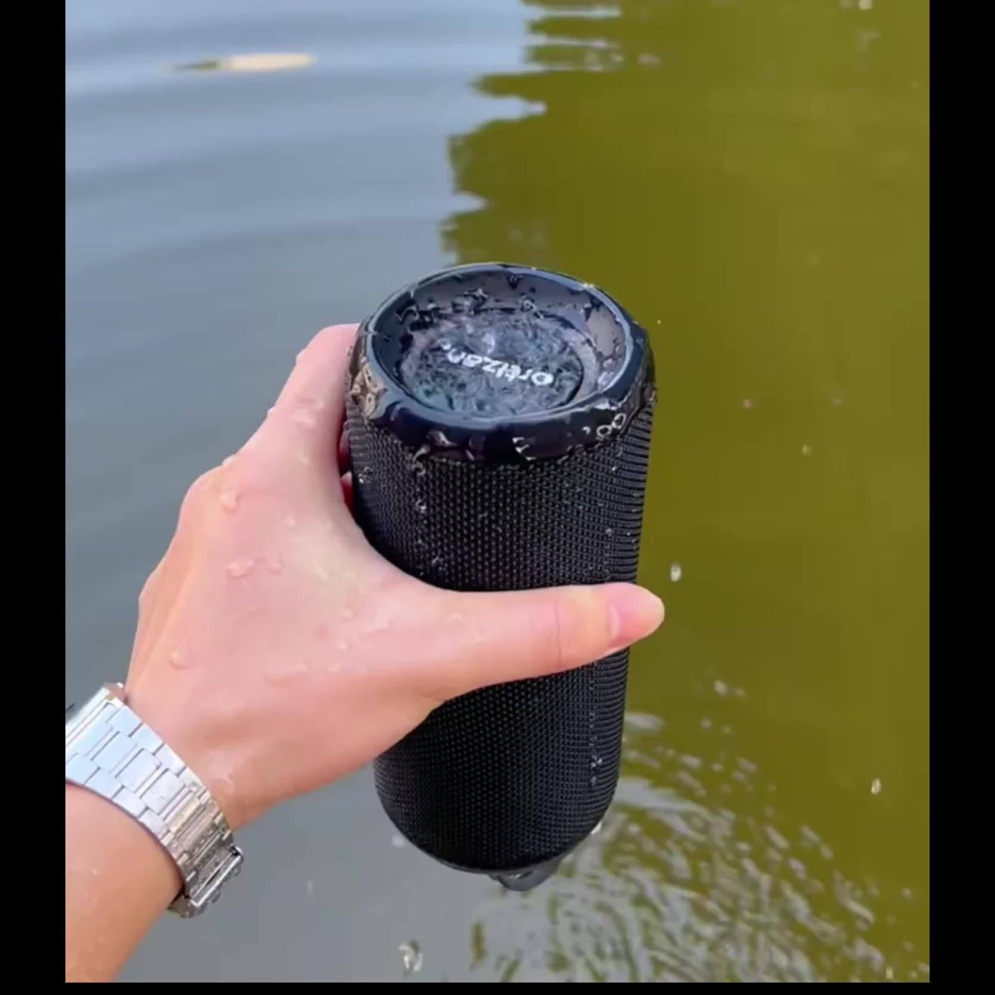 Ortizan 40W PMPO Loud Stereo Portable Speaker,, Wireless Speaker, Shower Speakers Featuring Deep Bass, LED Light, 30H Battery, TF Card, AUX, True Wireless Stereo Speaker Suitable for Both Indoor And Outdoor Use.