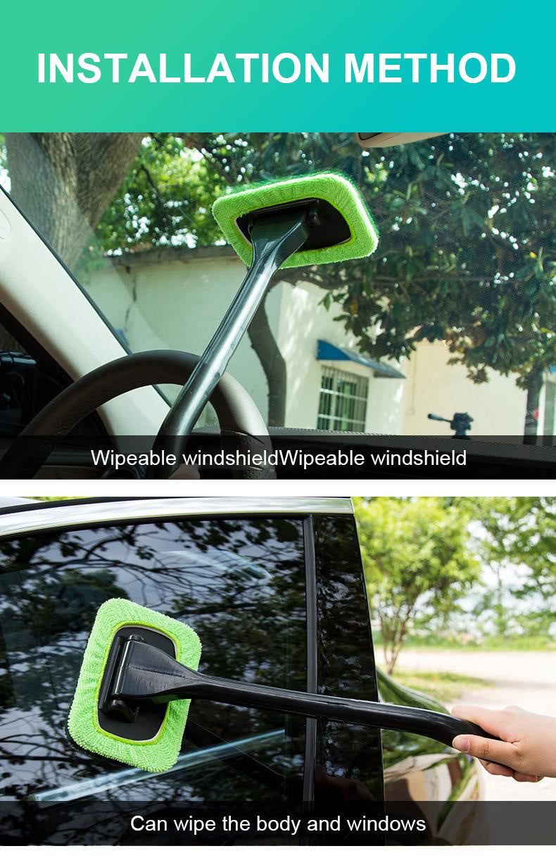 Effortlessly Clean Your Car Windows With This Premium Window Cleaning Brush Kit!