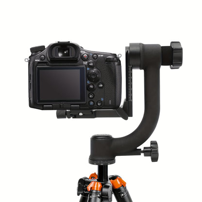 360 Degree Panoramic Gimbal Tripod Head, Panoramic Boom Cradle Head, Panoramic Gimbal Tripod Head, Wideangle Shooting, Panoramic Photography, Smooth Rotation, Adjustable Head, Precision Engineering, Lightweight Material, Vide