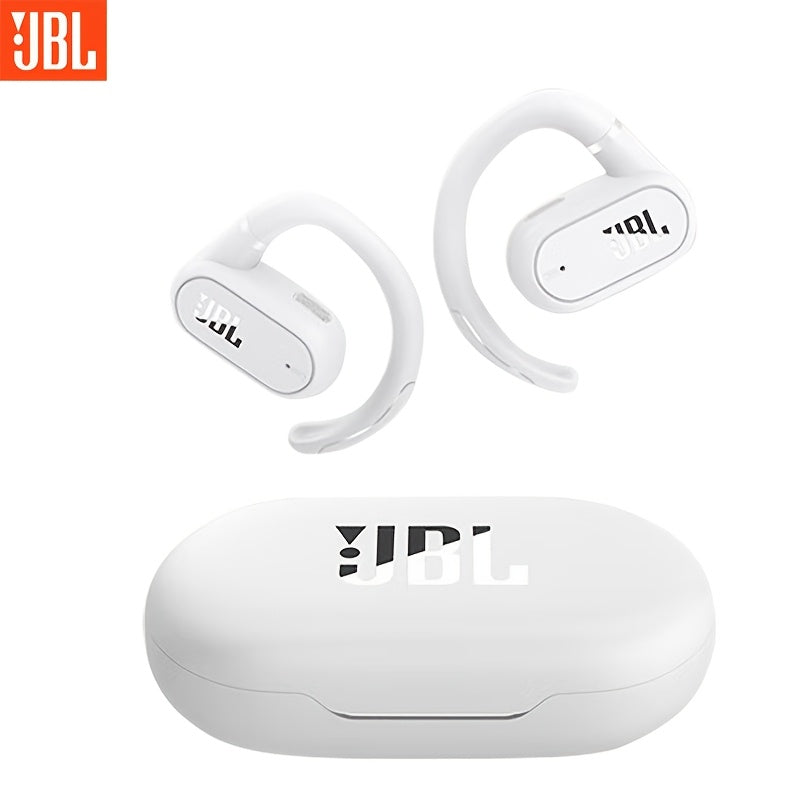 2024 New JBL Soundgear sense Open Wireless Earphones Bone Conduction Sports Running Headphones, Wireless Earbuds, HIFI Sound Quality, HD Calling, 1200mAh Rechargeable Battery, Wireless Connectivity