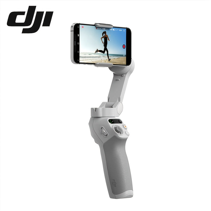 DJI Osmo Mobile SE OM Estabilizador de Gimbal Portátil, dobrável e inteligente para selfies com telemóvel, com função de seguimento de câmara e estabilização de imagem, compatível com vários dispositivos.