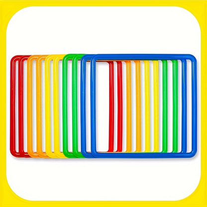 20pcs/10pcs Durable PP Plastic Bounce Sensory Game Set - Multiplayer Outdoor Recreation for Quick Reaction Agility Improvement, Backyard Yard Activity, Mixed Color