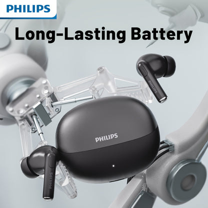 2025 New Philips Wireless Earbuds | Wireless Stereo, newly updated V6.0, Long Standby, Noise-Canceling, Comfortable Wear | Universal Fit, Latest Model