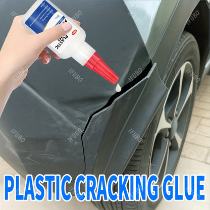 Car Bumper Glue - Plastic Special Adhesive, Strong Universal Welding Agent for Repairing Plastic Parts, Rearview Mirror Base, and Cracked Shell Bonding Agent