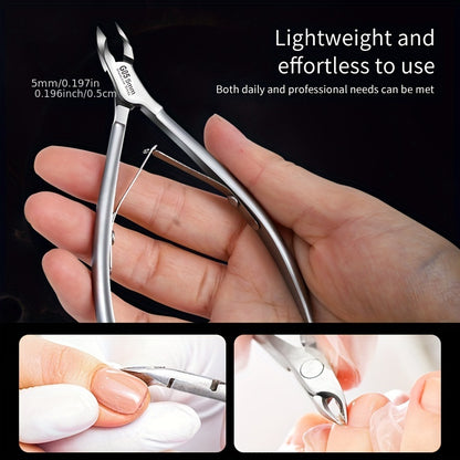 Cuticle Scissors Trimmer For Ingrown Nail, Nail Care Beauty Manicure Products Tool, Dead Skin Remover Nipper Accessories Tool