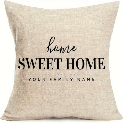4pcs-Home Sweet Home Pillow Set Warm Inspirational Quotes Cushion Set Farmhouse Pillow Set Suitable for Sofa Decoration