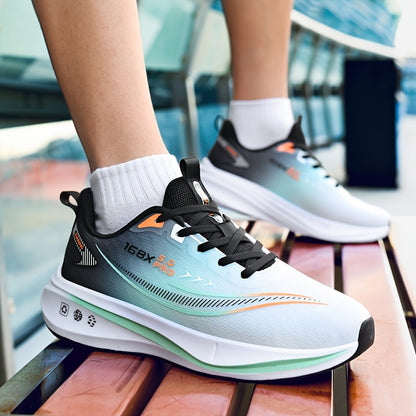 Men's Running Sneakers – Lightweight and Breathable, Soft Cushioned Outsole for Road & Trail Use Multi-Functional Non Slip Shoes Suitable for Marathon Triatlon Off-Road Cycling Gym Aerobics Hiking Mountaineering Daily Wear