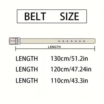 1pc Men'S Genuine Leather Belt with Square Retro Alloy Buckle - Black Casual Work & Leisure Belt, Durable Everyday Belt for Men, Father'S Day Christmas Gift for Him, Everyday Belt | Classic Belt Design | Durable Belt, Leather