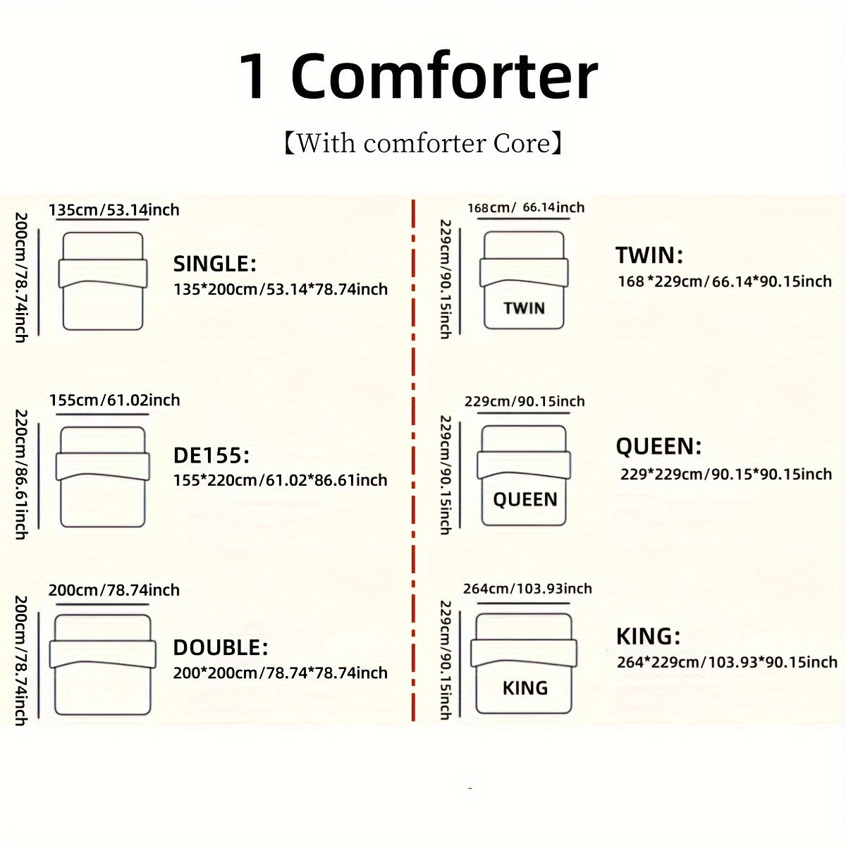 Cozy French-Style Plaid Quilted Comforter - Soft, Warm & Machine Washable for All Seasons