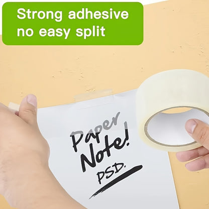 3 Rolls 90-Yard Strong Clear Plastic Packaging Tape - Waterproof, Airtight Seal for Boxes, Office, Home & School Use, No-Split Adhesion, Strong Bond for Secure Shipping and Storage, Box Sealing Tape, Office Supplies, Transpar