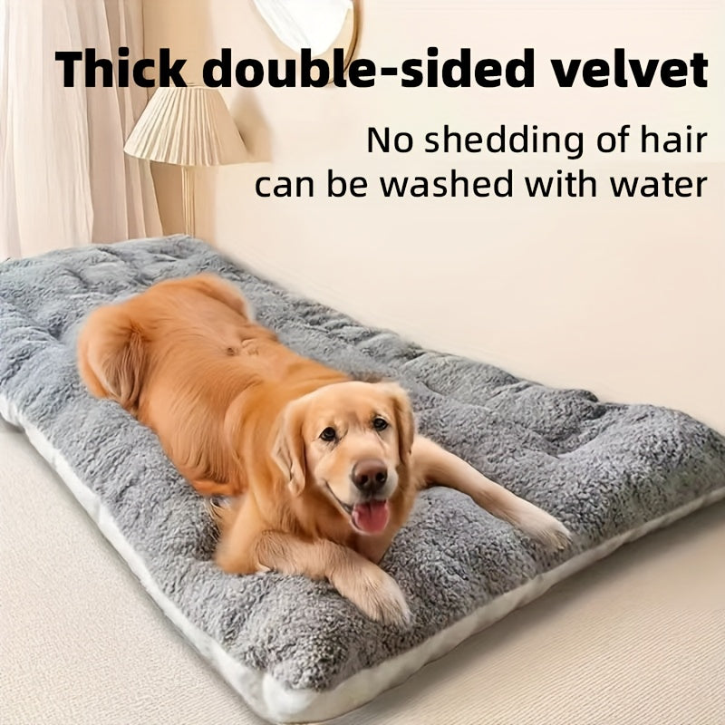 Dog beds suitable for extra-large dogs, comfortable and soft large dog kennel sofas, dog blankets and mattresses, pet pads suitable for small to large dogs, providing comfortable rectangular comfort for dogs and cats., Cozy P