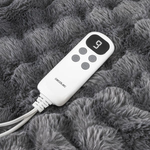 Cecotec Manta Elétrica HeatConfort Calma 160x130 cm 115W Cinza 10 Temp Deslig. Auto