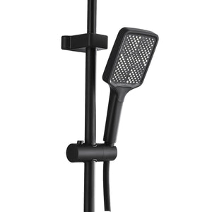 Coluna de duche Fontastock Preto Aço inoxidável ABS Plástico