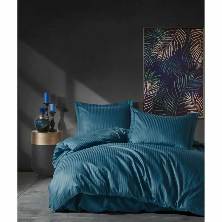 Blue Duvet Cover Set 220 x 240 cm