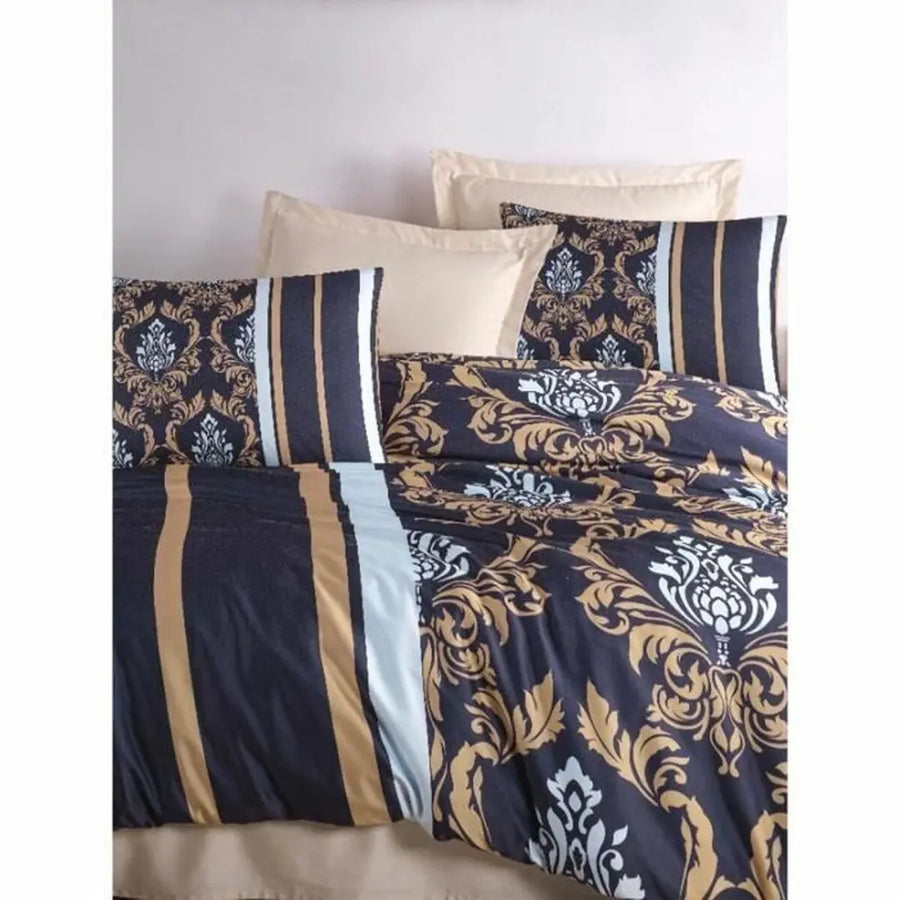 King Size Blue 3-Piece Duvet Cover Set