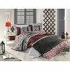 King Size Red 3-Piece Duvet Cover Set