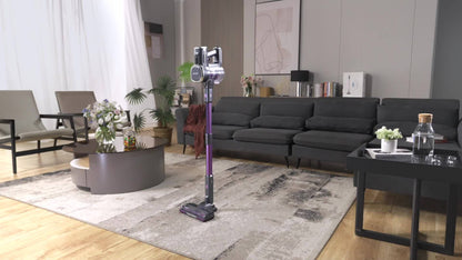 Free-Standing Vacuum Cleaner 28KPa, Lubluelu 202 Powerful Lightweight Cordless 6in 1 Stick Vacuum Cleaner for Carpet Floor Pet Hair, Christmas&Halloween Gifts, Vacuum Cleaner for Home, Cordless Vacuum Cleaner High Suction, Va