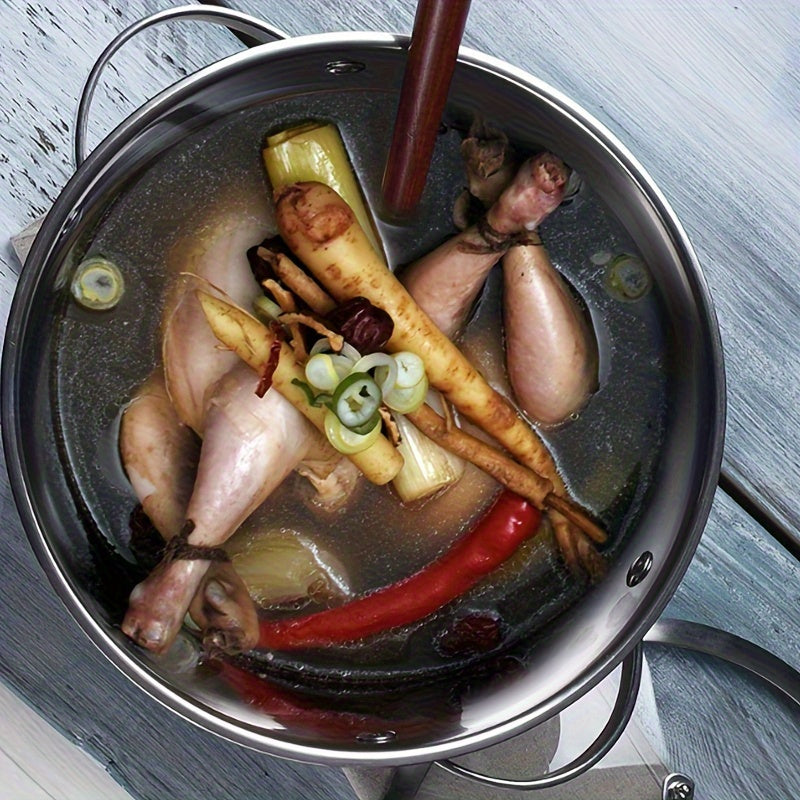 PureCook IH Stainless Steel High Pot 6/15L with Double Handle and Tempered Glass Lid - Suitable for Stew, Soup & Induction Cooking - Durable Food Grade, Even Heating, Thick Material, Non-Toxic, Cool Touch Handle, Perfect Kitc