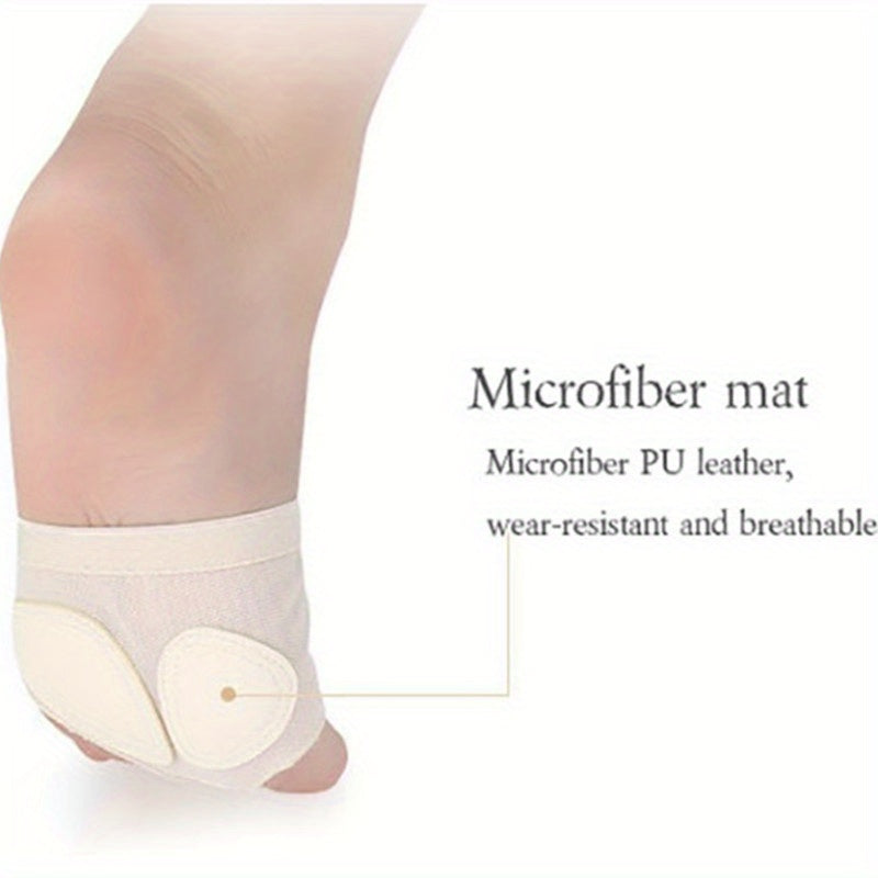 2Pcs Professional Dance Toe Pad Practice Shoes Foot Thong Half Sole Gym Socks Ballet Shoes Pad Woman Foot Care Tools