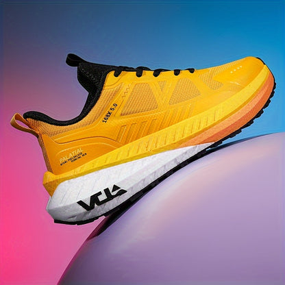 Fashionable athletic shoes for men and women - Lightweight casual running shoes, all-season comfort, round toe lace-up sneakers, breathable woven fabric, EVA sole, universal fit.