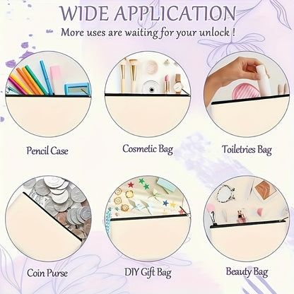 Colorful Cat Design Makeup Bag with Zipper - Lightweight, Foldable Travel Cosmetic Pouch & Toiletry Organizer - Ideal Gift for Women, Teachers, and Friends - Casual Style, Easy to Clean, Travel Makeup Bag|Whimsical Cat Design