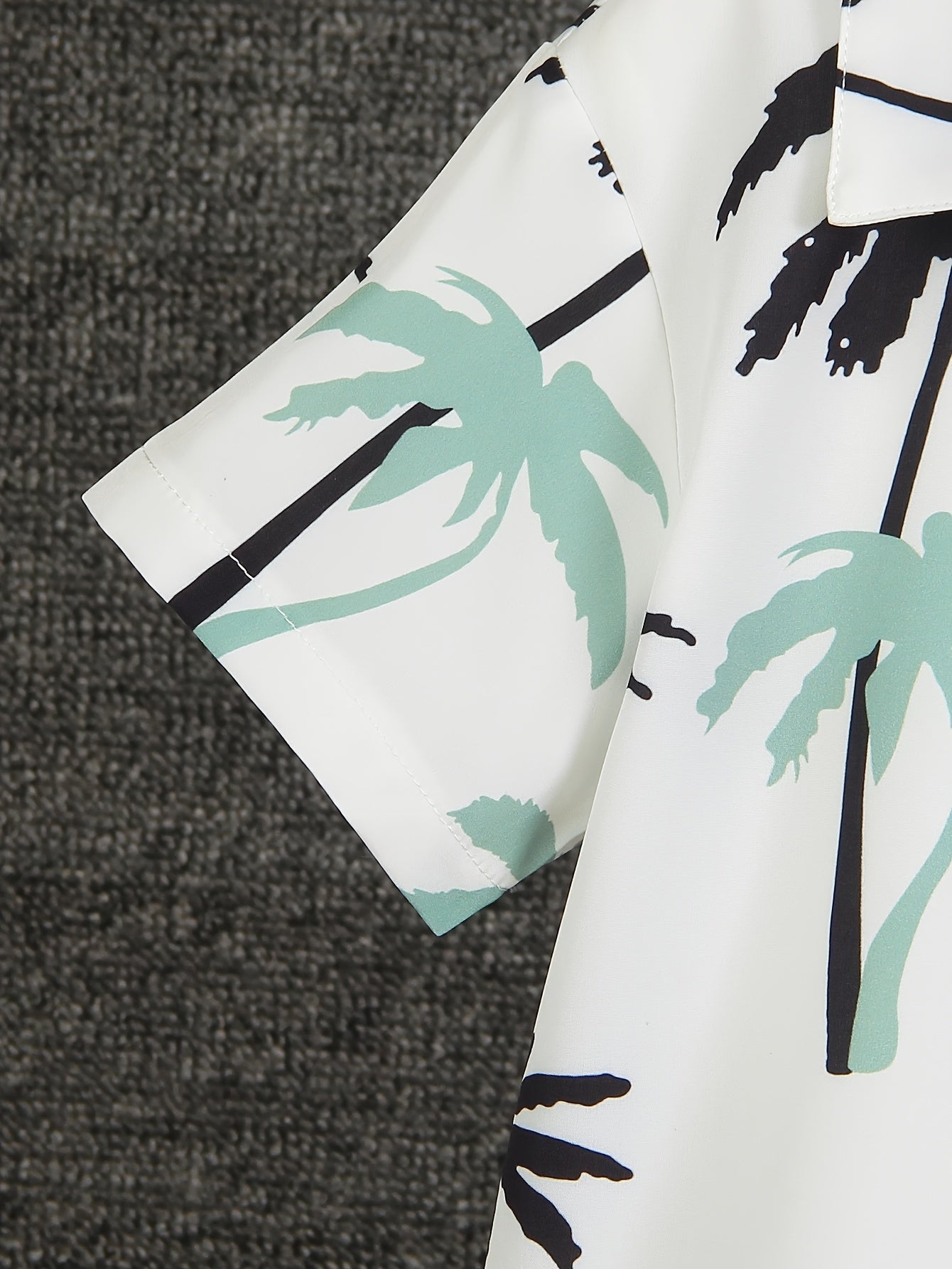 Boys' Summer Fashion Street Shirt Three-piece Set Only Selling Hats, Shirts and Shorts, Perfect for Outdoor