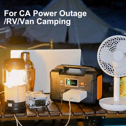 200W Portable Power Station, 60W Foldable Solar Panel, 151Wh Digital Display Solar Generator, with BMS Smart Battery | High-Density Lithium Battery | Sine AC Power, Home Backup | Outdoor Travel Essential Set, Portable Generator