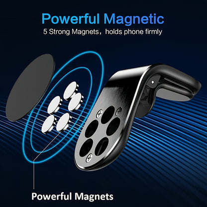 Car Magnetic Phone Holder in L Shape Stand Magnet Cellphone Bracket Car Magnetic Holde