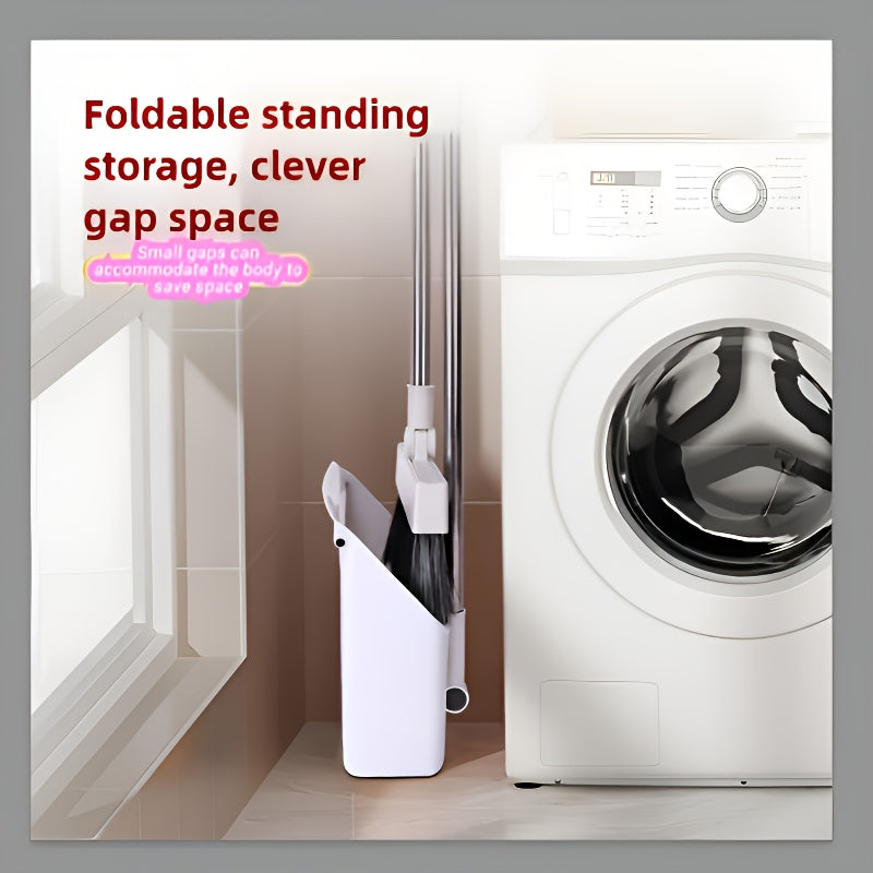 3-in-1 Home Cleaning Kit: Soft Bristle Broom, Dustpan &amp; Brush Combo - Non-Stick Hair, Ideal for Home, Office, School, Dorm - Perfect Christmas Gift, Cleaning Brush