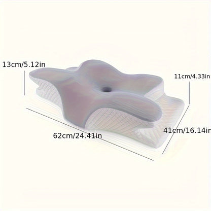 1pc Cervical Pillow - Slow Rebound Cooling Neck Support Pillow with Ergonomic Design, Machine Washable Pillowcase - Side Sleeping, Back Sleeping, Stomach Sleeping - Ideal for, Sleeping, Back Sleepers
