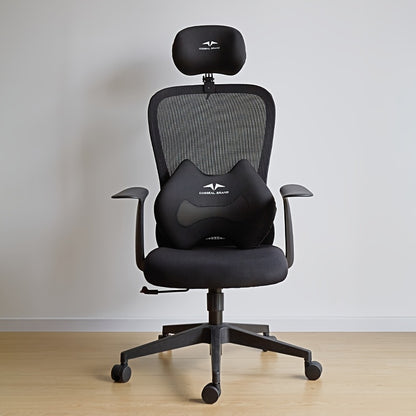 High back ergonomic chair with adjustable headrest function, office boss chair, complimentary adjustable height footrest, comfortable sitting posture