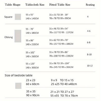 1pc, Bohemian Geometric Wave Pattern Tablecloth - European Style Cotton and Linen Rectangular Tablecloth for Farmhouse, Restaurant, Picnic, Camping, Birthday Party Decoration and Home Decor