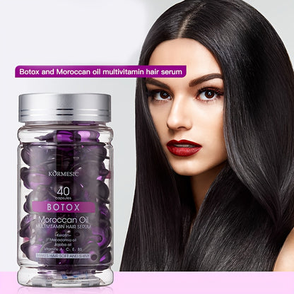 Vitamin Hair Oil, Hair Serum - Vitamin A, C, E, B5 - Women'S And Men'S Hair Care Fragrance Conditioner