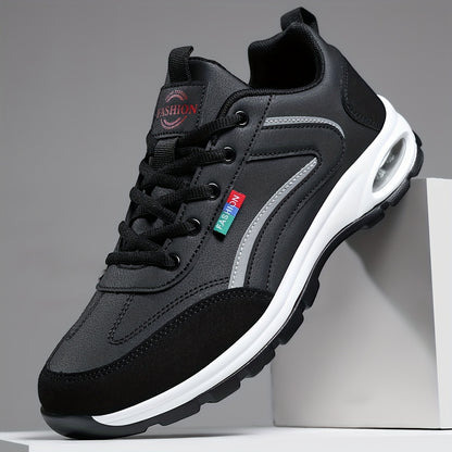 Calçado desportivo casual para homem com amortecimento de ar, confortável e leve para conduzir, lazer, treino e caminhadas ao ar livre.