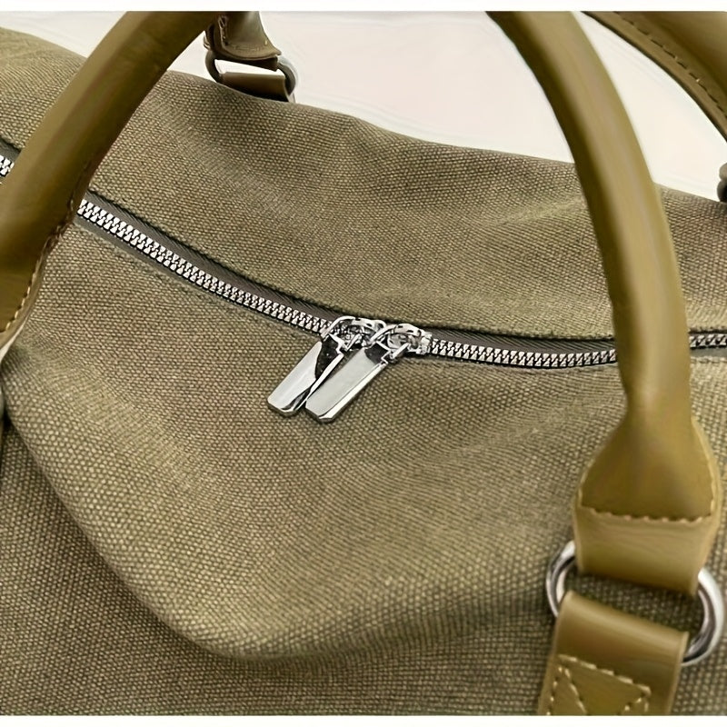 2025 New Large Capacity Duffel Bag for Men &amp; Women - Durable Military Green/Black Gym Travel Carry-On with Adjustable Shoulder Straps, Spacious Luggage for Sports, Weekend Trips &amp; Daily Commute, Duffle Bag for Travel, Sports