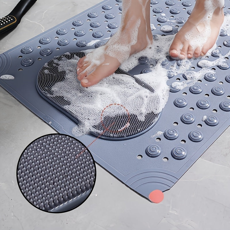 Available in 5 colors, bathroom anti-slip massage mat, hotel shower floor mat, toilet mat, shower bath rug, home massage pad