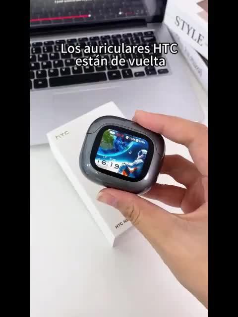 1pc HTC NE32 AI Translation Headset with 134+ Language Support, Wireless 6.0 Wireless, Touch Controls & Built-in Mic, Real-Time Translation Device for Travel, Business, Study, Sports - Compatible with Smartphones (USB-C Charg